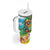 Always 5 O'clock Tumbler With Handle Hawaiian Tropical Parrot - Polynesian Pride