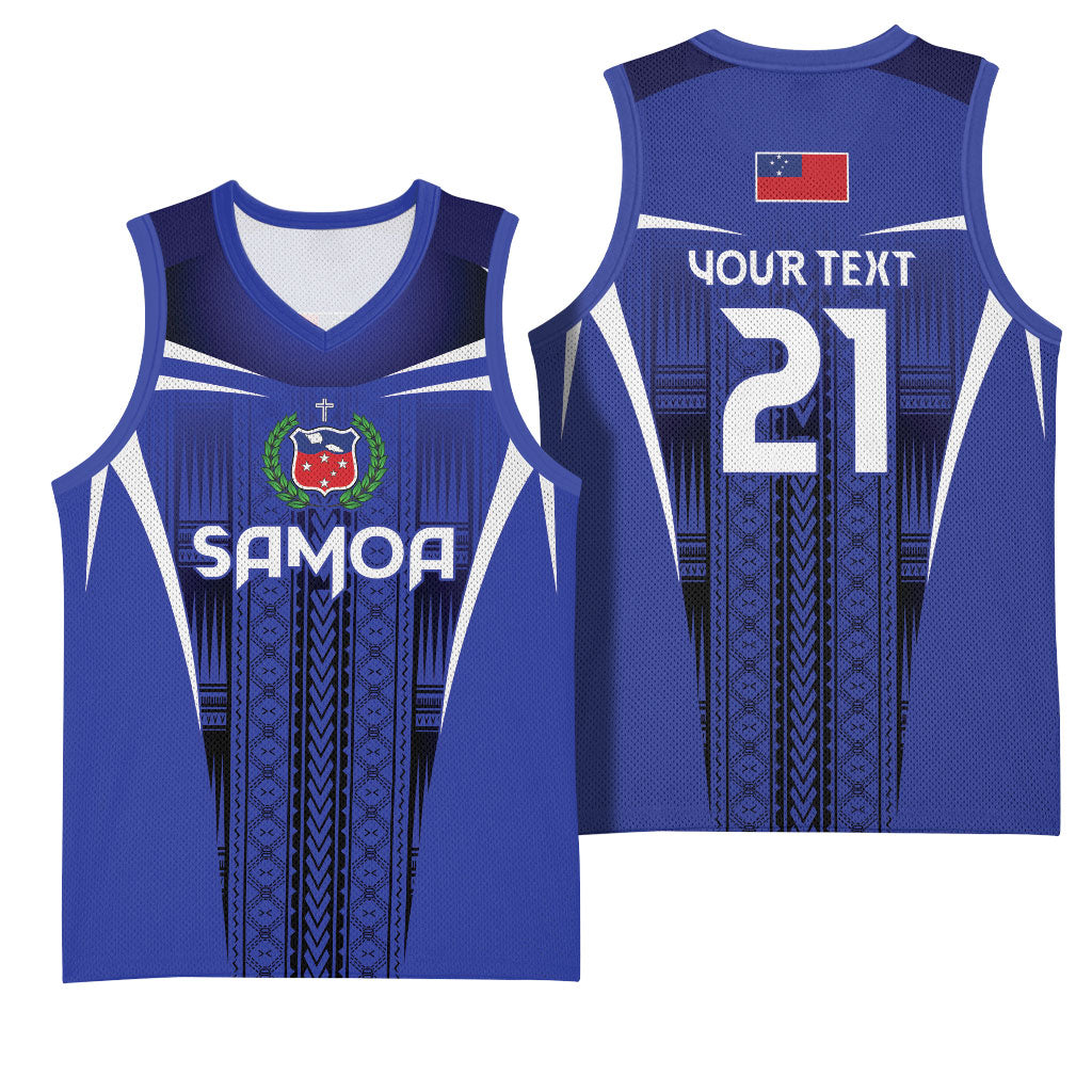 2026 Rugby Nations Series Custom Manu Samoa Basketball Jersey LT9 - Polynesian Pride