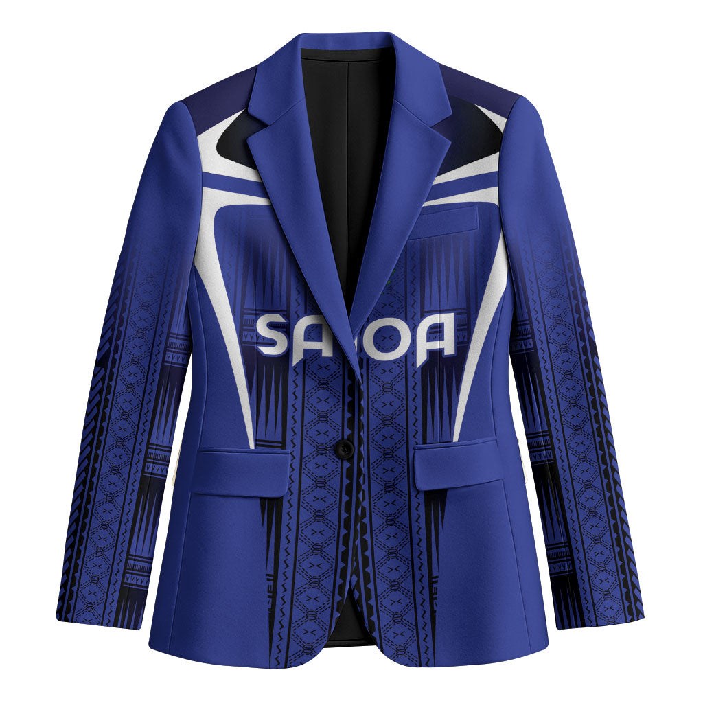 2026 Rugby Nations Series Custom Manu Samoa Blazer LT9 Unisex Blue - Polynesian Pride