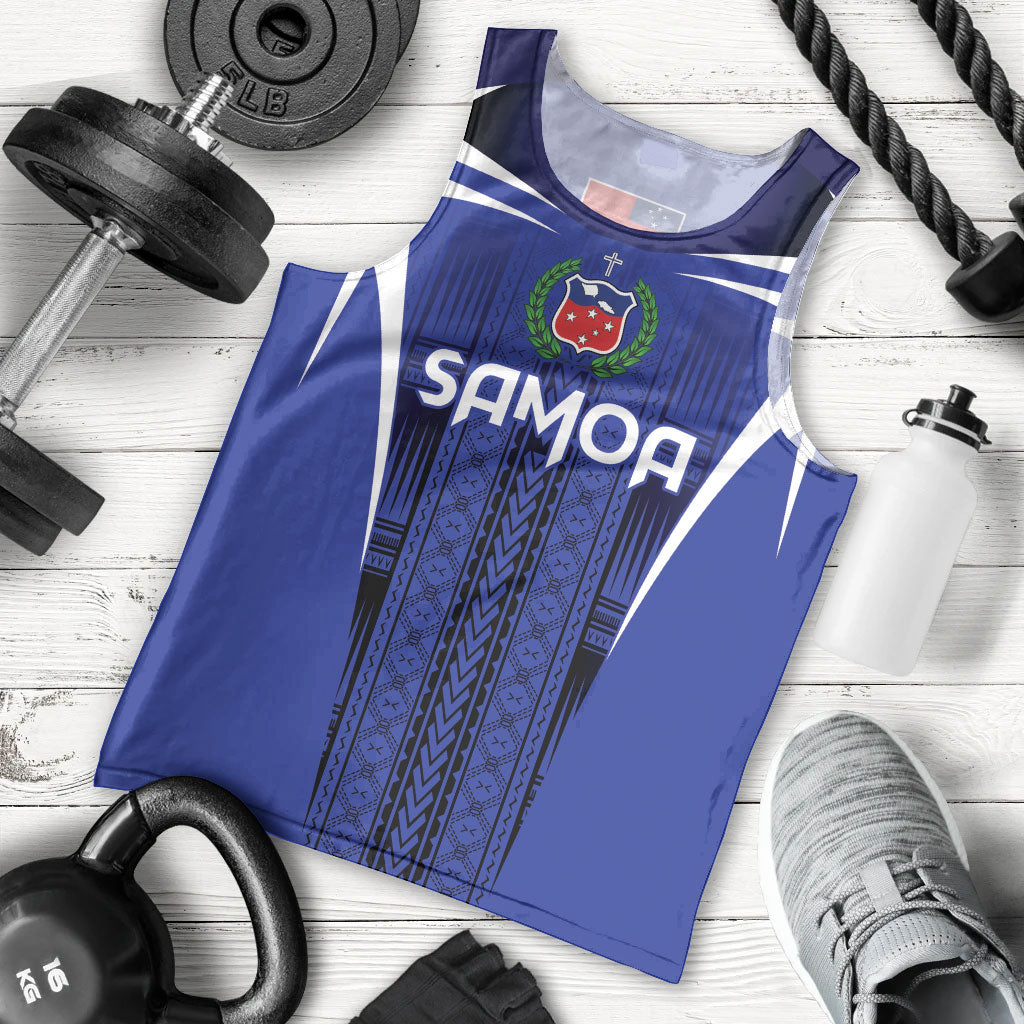 2026 Rugby Nations Series Custom Manu Samoa Men Tank Top LT9 - Polynesian Pride