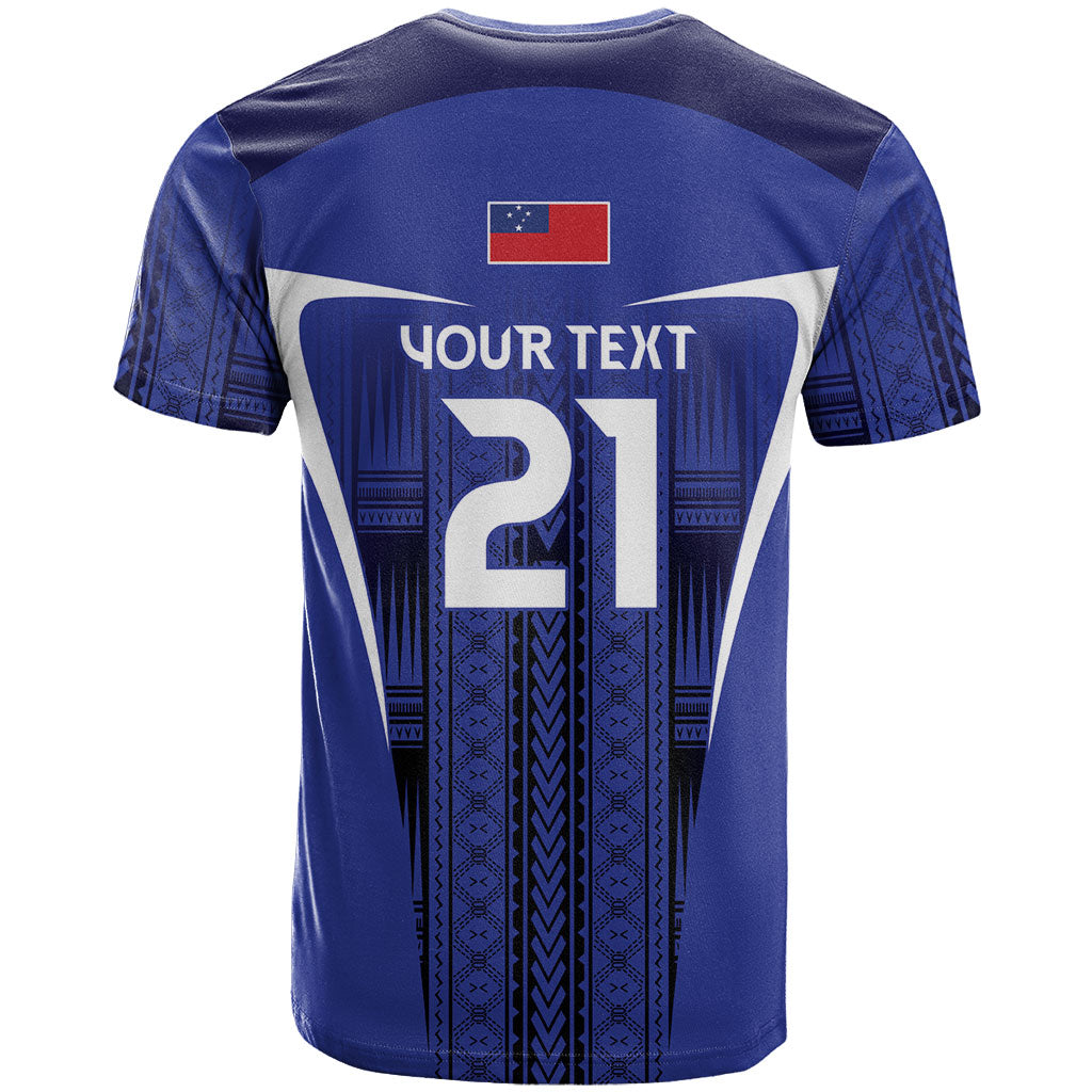 2026 Rugby Nations Series Custom Manu Samoa T Shirt LT9 - Polynesian Pride