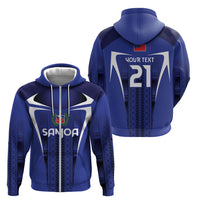 2026 Rugby Nations Series Custom Manu Samoa Zip Hoodie LT9 - Polynesian Pride
