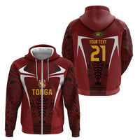 2026 Rugby Nations Series Custom Tonga Ikale Tahi Zip Hoodie LT9 - Polynesian Pride
