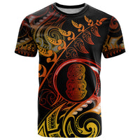 New Zealand T Shirt Aotearoa Hei-Tiki Maori Fern Tattoo Arty LT9 Reggae - Polynesian Pride