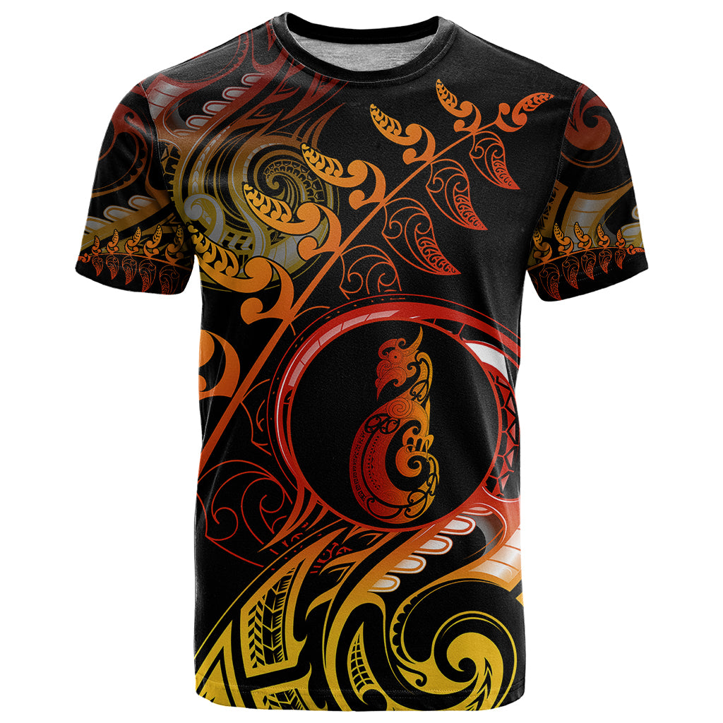 New Zealand T Shirt Aotearoa Manaia Maori Fern Tattoo Arty LT9 Reggae - Polynesian Pride