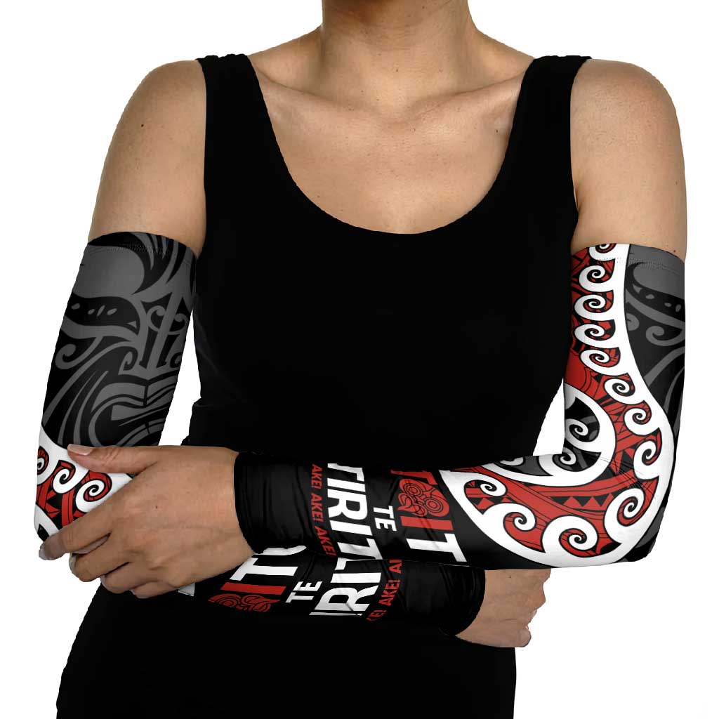 Honour The Treaty New Zealand Arm Sleeves Toitu Te Tiriti Ake Ake Ake - Polynesian Pride