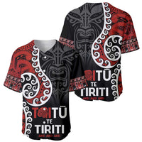 Honour The Treaty New Zealand Baseball Jersey Toitu Te Tiriti Ake!Ake!Ake! LT9 - Polynesian Pride