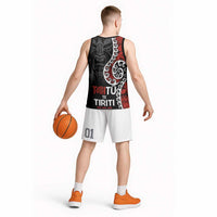 Honour The Treaty New Zealand Basketball Jersey Toitu Te Tiriti Ake Ake Ake - Polynesian Pride