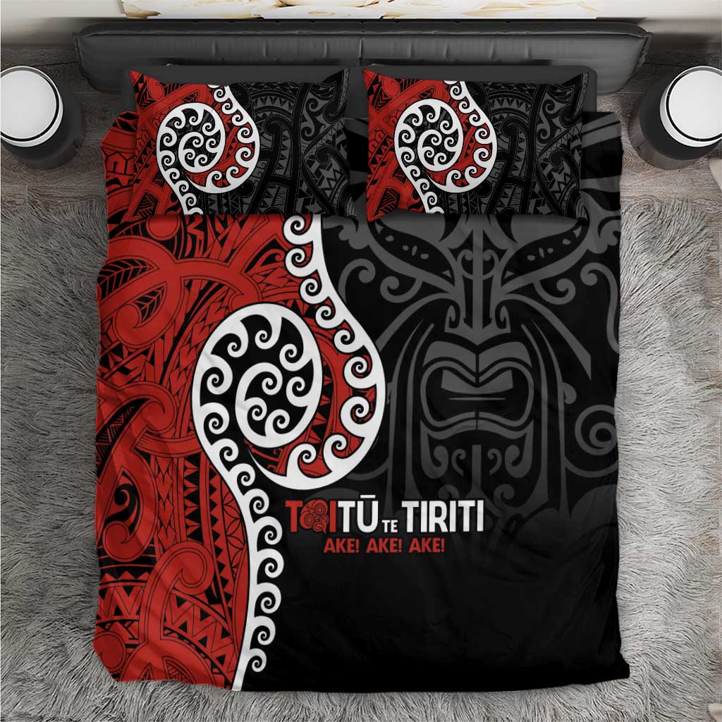 Honour The Treaty New Zealand Bedding Set Toitu Te Tiriti Ake!Ake!Ake!