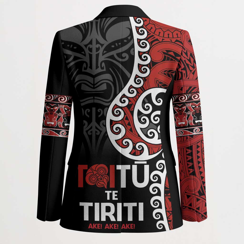 Honour The Treaty New Zealand Blazer Toitu Te Tiriti Ake Ake Ake LT9 - Polynesian Pride