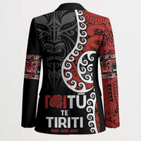 Honour The Treaty New Zealand Blazer Toitu Te Tiriti Ake Ake Ake LT9 - Polynesian Pride