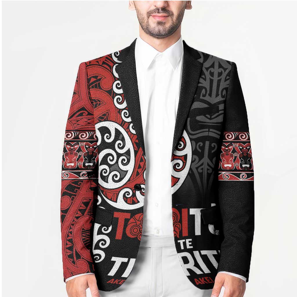 Honour The Treaty New Zealand Blazer Toitu Te Tiriti Ake Ake Ake LT9 - Polynesian Pride
