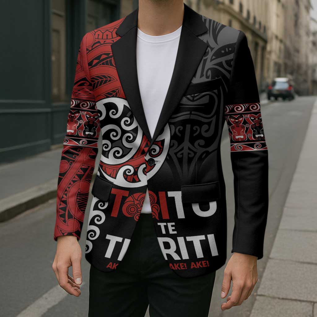 Honour The Treaty New Zealand Blazer Toitu Te Tiriti Ake Ake Ake LT9 - Polynesian Pride