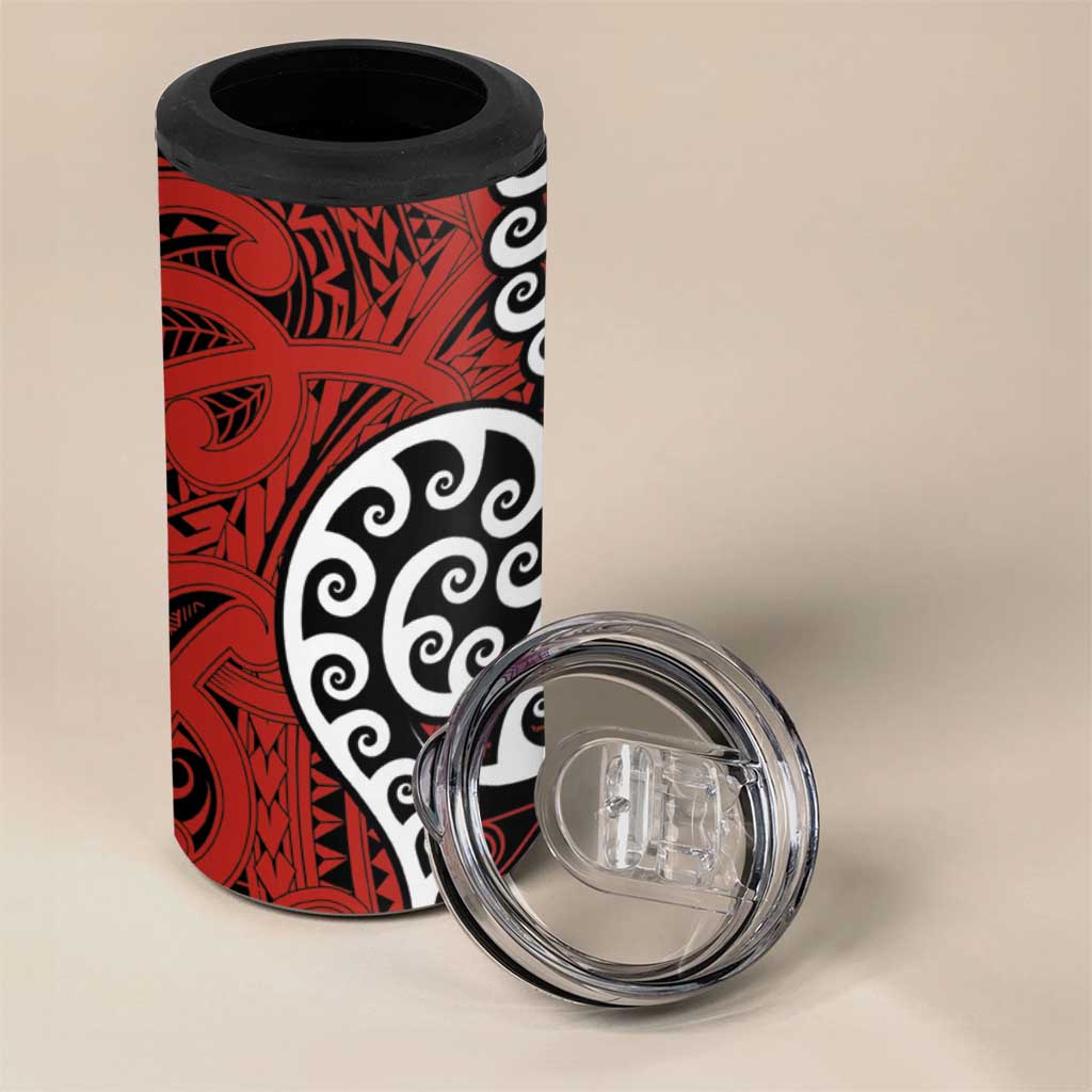 Honour The Treaty New Zealand 4 in 1 Can Cooler Tumbler Toitu Te Tiriti Ake!Ake!Ake!