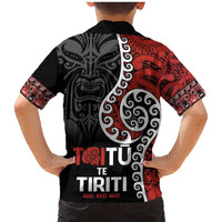 Honour The Treaty New Zealand Family Matching Mermaid Dress and Hawaiian Shirt Toitu Te Tiriti Ake!Ake!Ake! LT9 - Polynesian Pride