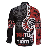 Honour The Treaty New Zealand Family Matching Puletasi and Hawaiian Shirt Toitu Te Tiriti Ake!Ake!Ake! LT9 - Polynesian Pride