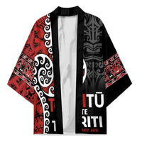 Honour The Treaty New Zealand Kimono Toitu Te Tiriti Ake Ake Ake - Polynesian Pride