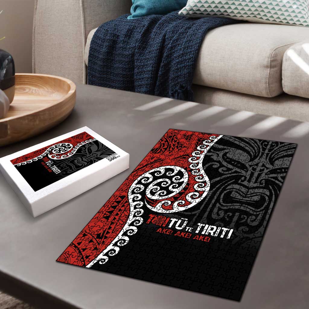 Honour The Treaty New Zealand Puzzle Toitu Te Tiriti Ake Ake Ake LT9 - Polynesian Pride
