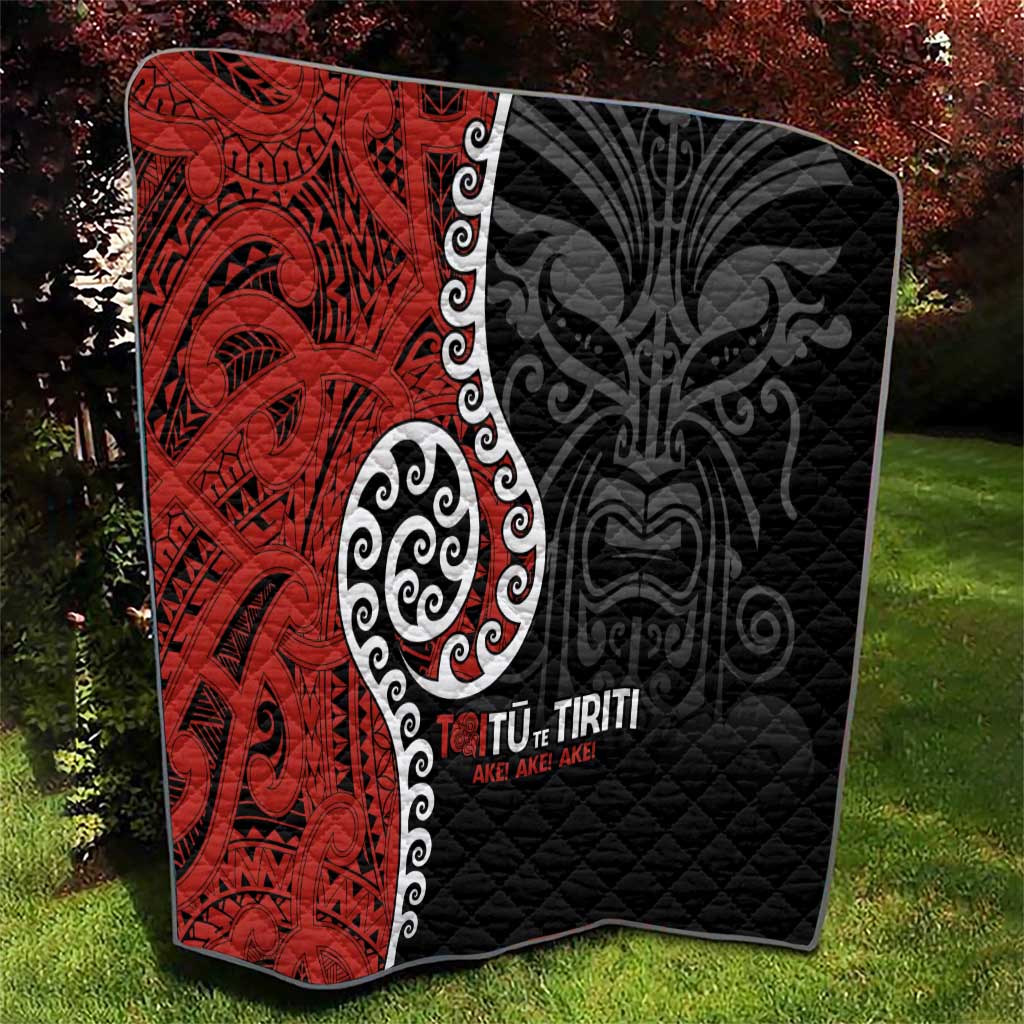 Honour The Treaty New Zealand Quilt Toitu Te Tiriti Ake!Ake!Ake! LT9 - Polynesian Pride