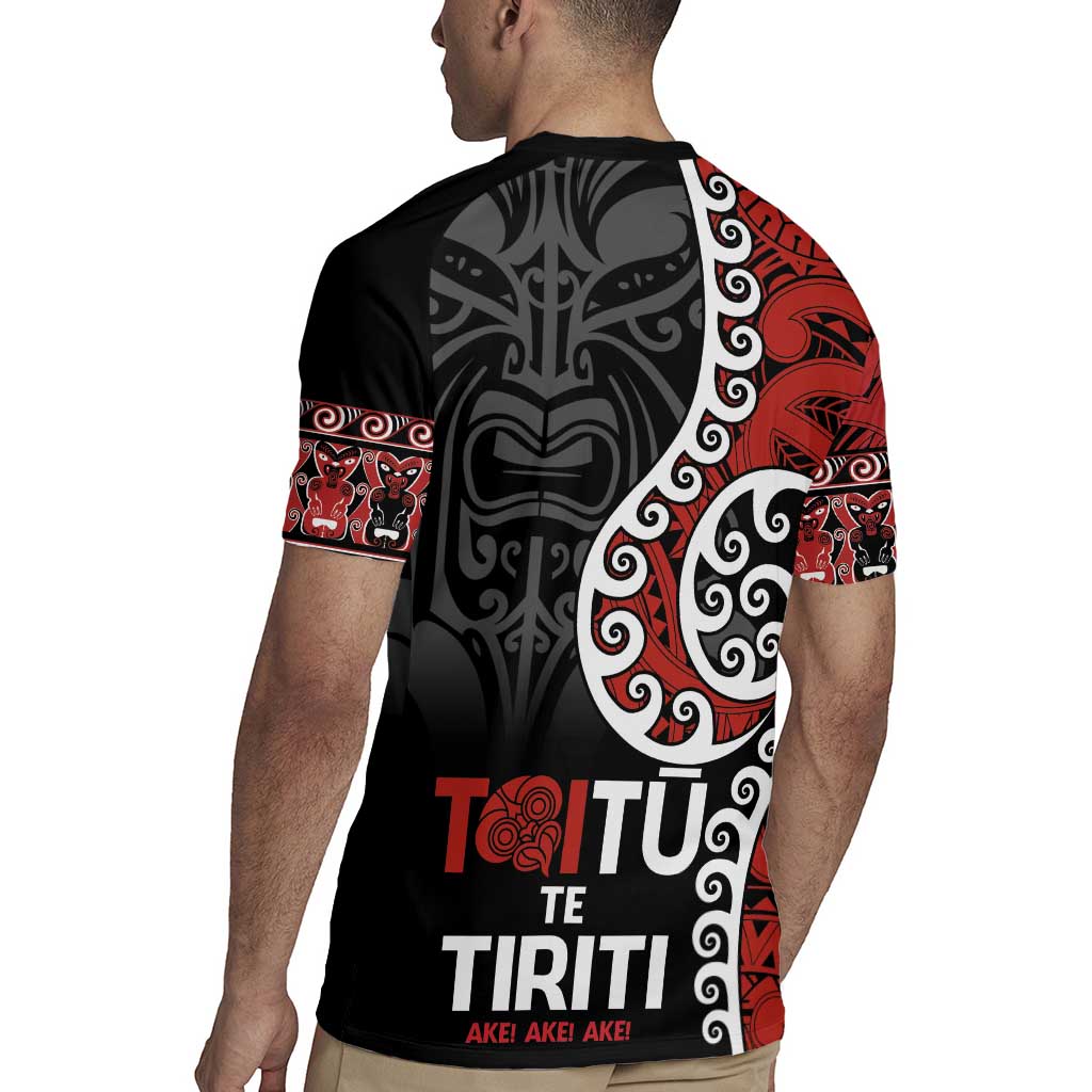 Honour The Treaty New Zealand Rugby Jersey Toitu Te Tiriti Ake!Ake!Ake! LT9 - Polynesian Pride