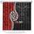 Honour The Treaty New Zealand Shower Curtain Toitu Te Tiriti Ake!Ake!Ake!