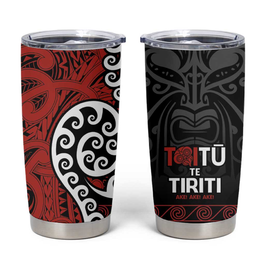 Honour The Treaty New Zealand Tumbler Cup Toitu Te Tiriti Ake!Ake!Ake!