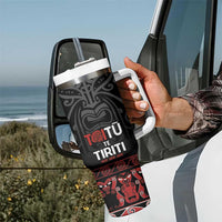 Honour The Treaty New Zealand Tumbler With Handle Toitu Te Tiriti Ake!Ake!Ake! LT9 - Polynesian Pride
