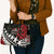 Honour The Treaty New Zealand Personalised Leather Bag Toitu Te Tiriti Half Fern Haka Dance - Polynesian Pride