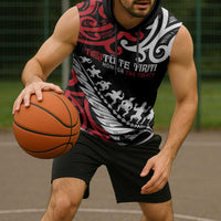 Honour The Treaty New Zealand Personalised Sleeveless Hoodie Toitu Te Tiriti Half Fern Haka Dance - Polynesian Pride