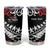 Honour The Treaty New Zealand Personalised Tumbler Cup Toitu Te Tiriti Half Fern with Haka dance