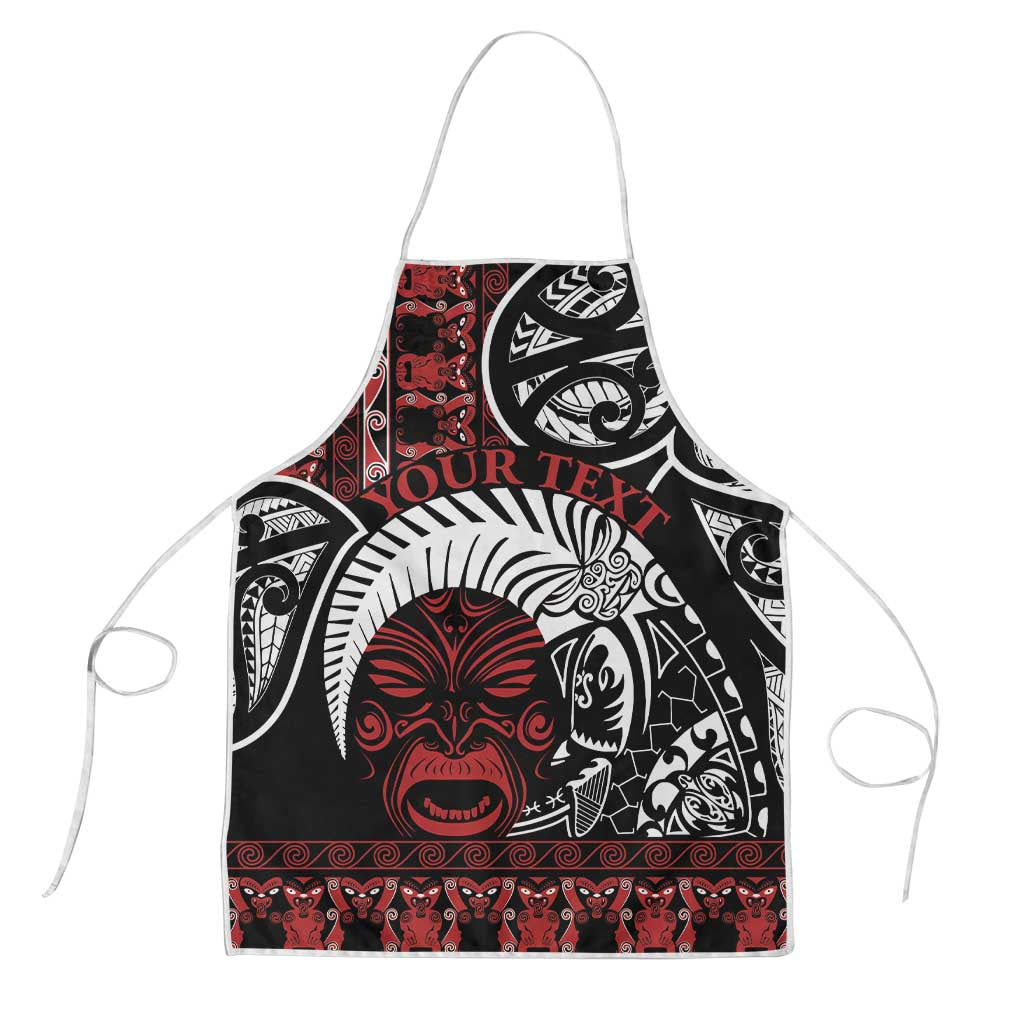 Honour The Treaty New Zealand Personalised Apron Toitu Te Tiriti Indigenous Maori Face - Polynesian Pride