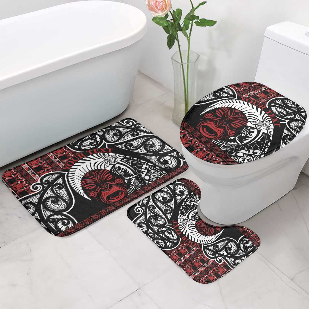 Honour The Treaty New Zealand Personalised Bathroom Set Toitu Te Tiriti Indigenous Maori Face - Polynesian Pride