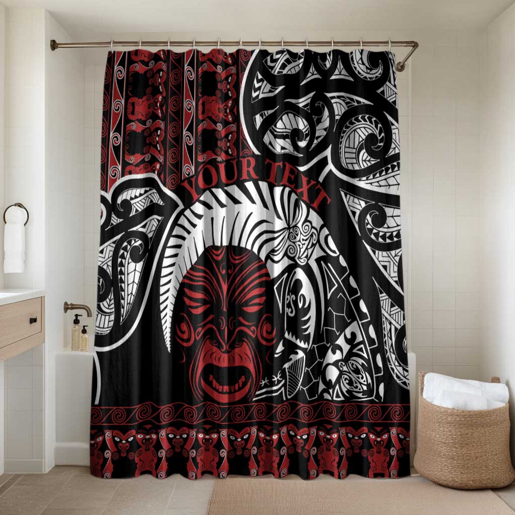 Honour The Treaty New Zealand Personalised Bathroom Set Toitu Te Tiriti Indigenous Maori Face - Polynesian Pride