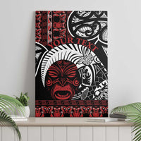Honour The Treaty New Zealand Personalised Canvas Wall Art Toitu Te Tiriti Indigenous Maori Face