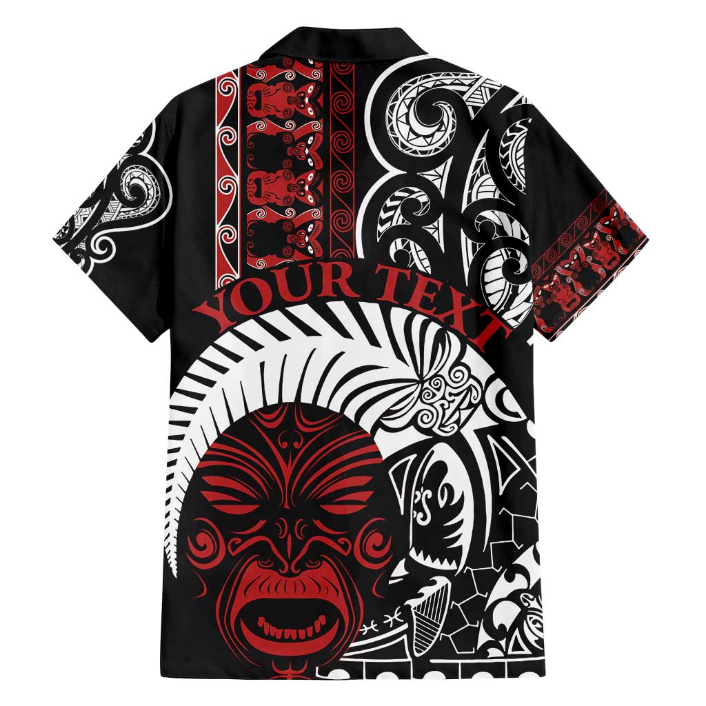 Honour The Treaty New Zealand Personalised Family Matching Long Sleeve Bodycon Dress and Hawaiian Shirt Toitu Te Tiriti Indigenous Maori Face LT9 - Polynesian Pride