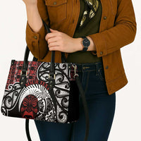 Honour The Treaty New Zealand Personalised Leather Bag Toitu Te Tiriti Indigenous Maori Face - Polynesian Pride