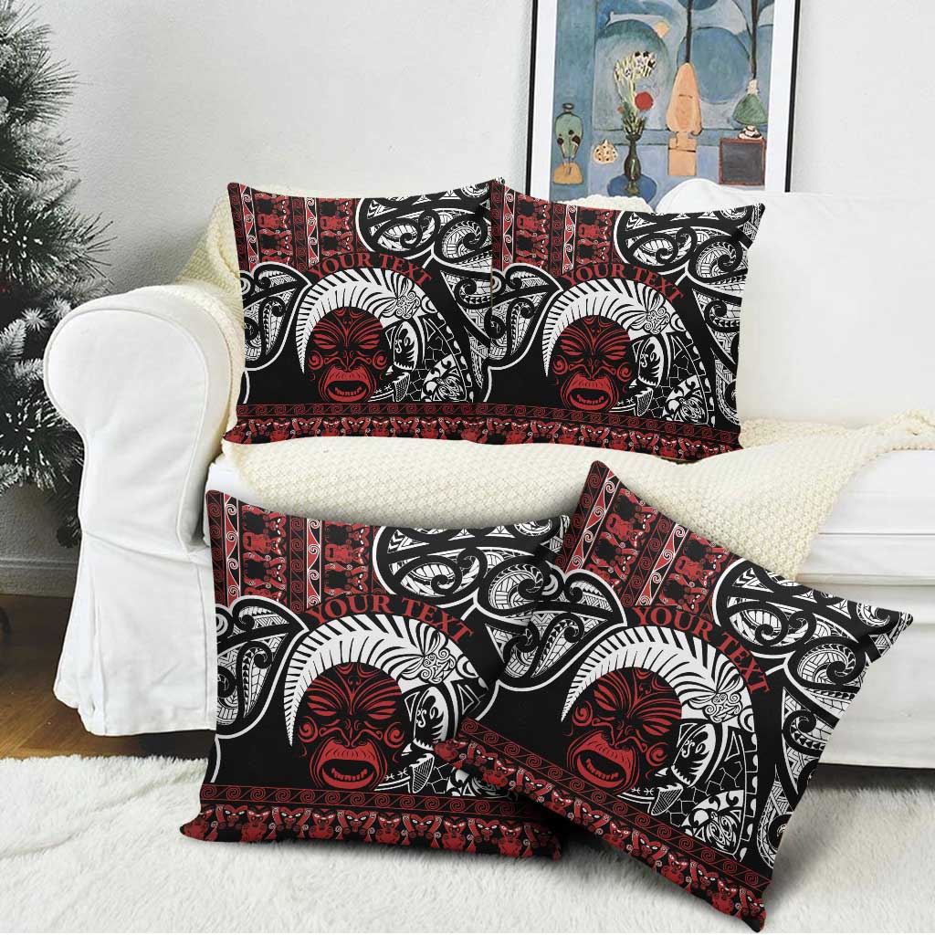 Honour The Treaty New Zealand Personalised Pillow Cover Toitu Te Tiriti Indigenous Maori Face - Polynesian Pride
