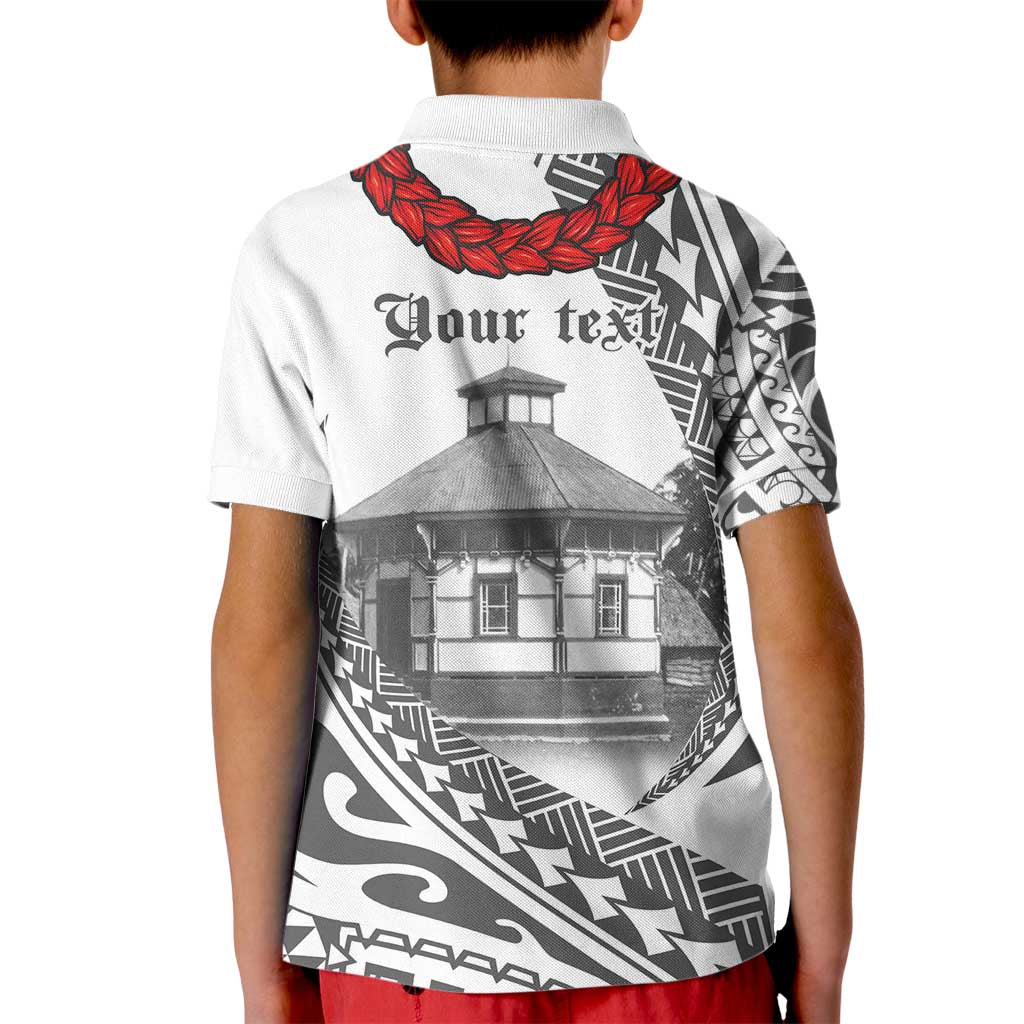 Samoa Mau Movement House Personalised Kid Polo Shirt Fa'a Samoa The Samoan Way