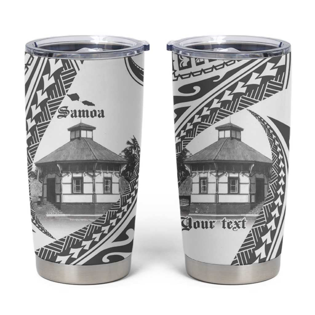 Samoa Mau Movement House Personalised Tumbler Cup Fa'a Samoa The Samoan Way