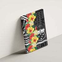 Samoa Tribal Hibiscus Flowers Canvas Wall Art LT9 - Polynesian Pride