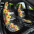 Samoa Tribal Hibiscus Flowers Car Seat Cover