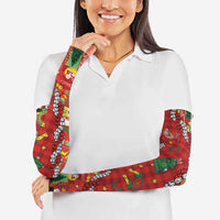 Mele Kalikimaka Pakalana Pikake Lei Arm Sleeves Hawaiian Rodeo Paniolo Omaomao Palaka - Polynesian Pride