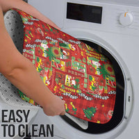 Mele Kalikimaka Pakalana Pikake Lei Bathroom Set Hawaiian Rodeo Paniolo Omaomao Palaka - Polynesian Pride