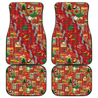 Mele Kalikimaka Pakalana Pikake Lei Car Mats Hawaiian Rodeo Paniolo Omaomao Palaka - Polynesian Pride