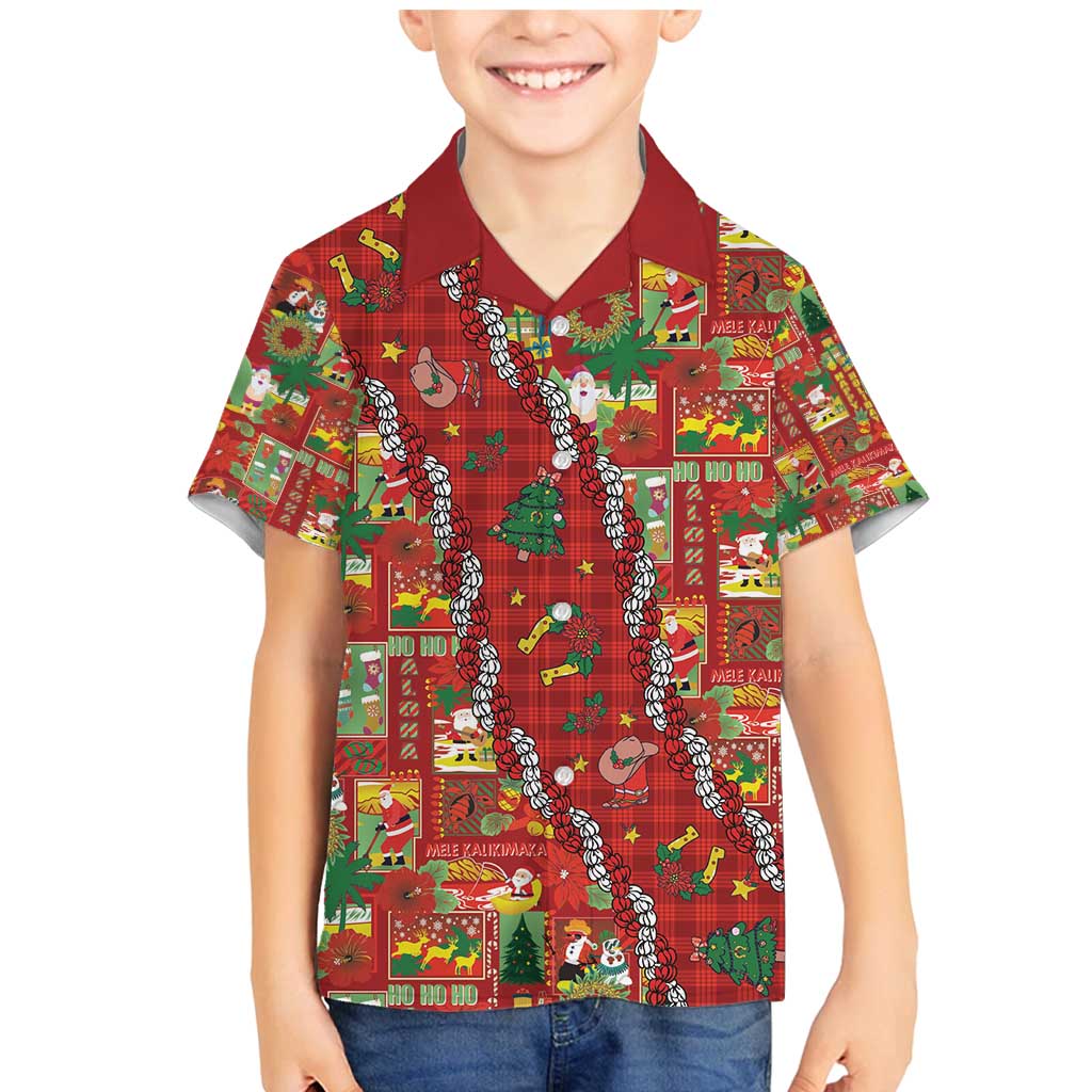 Mele Kalikimaka Pakalana Pikake Lei Family Matching Mermaid Dress and Hawaiian Shirt Hawaiian Rodeo Paniolo Omaomao Palaka - Polynesian Pride