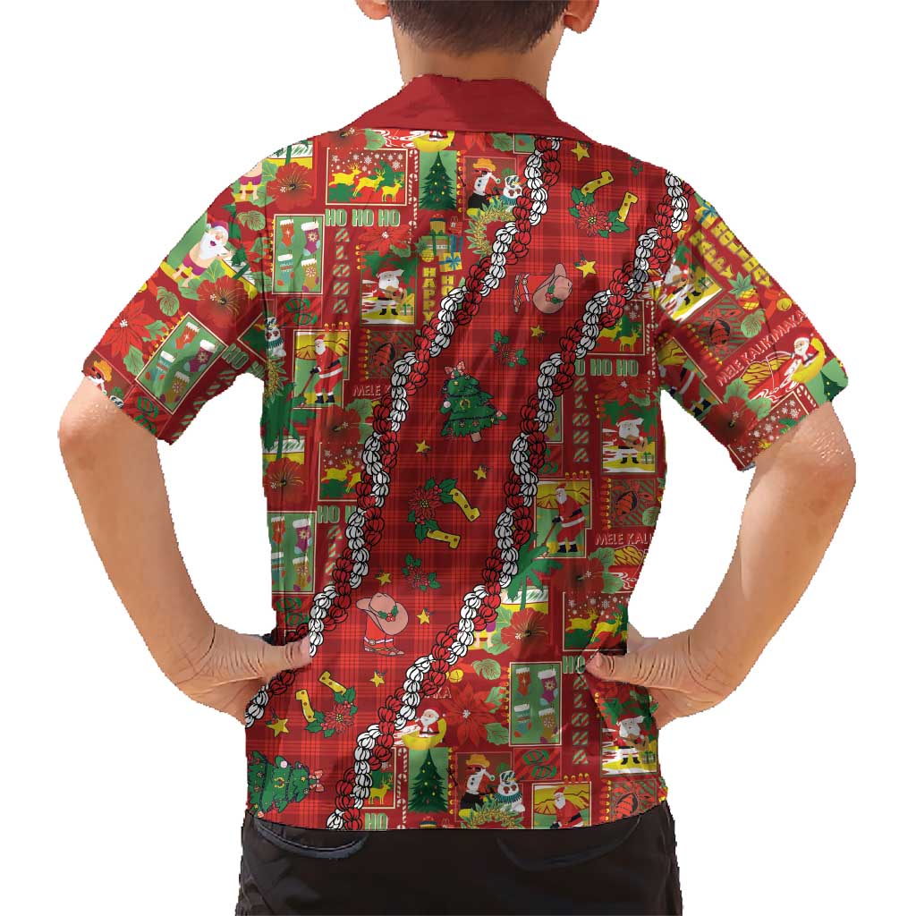 Mele Kalikimaka Pakalana Pikake Lei Family Matching Puletasi and Hawaiian Shirt Hawaiian Rodeo Paniolo Omaomao Palaka LT9 - Polynesian Pride