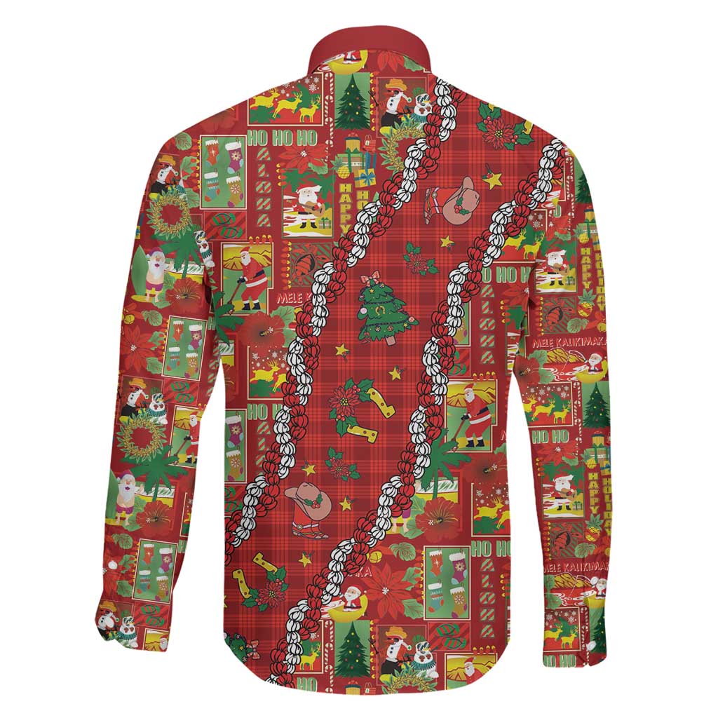 Mele Kalikimaka Pakalana Pikake Lei Family Matching Puletasi and Hawaiian Shirt Hawaiian Rodeo Paniolo Omaomao Palaka LT9 - Polynesian Pride