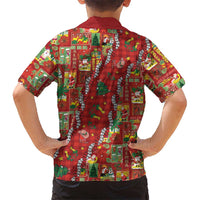 Mele Kalikimaka Pakalana Pikake Lei Family Matching Summer Maxi Dress and Hawaiian Shirt Hawaiian Rodeo Paniolo Omaomao Palaka LT9 - Polynesian Pride