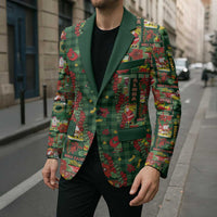 Mele Kalikimaka Pakalana Pikake Lei Blazer Hawaiian Rodeo Paniolo Ulaula Palaka - Polynesian Pride