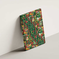 Mele Kalikimaka Pakalana Pikake Lei Canvas Wall Art Hawaiian Rodeo Paniolo Ulaula Palaka - Polynesian Pride